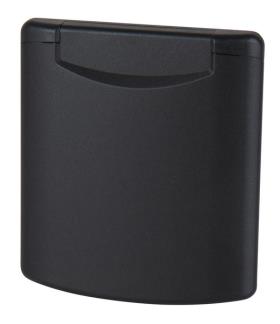 CEE indgangsstik med magnetisk lås sort
