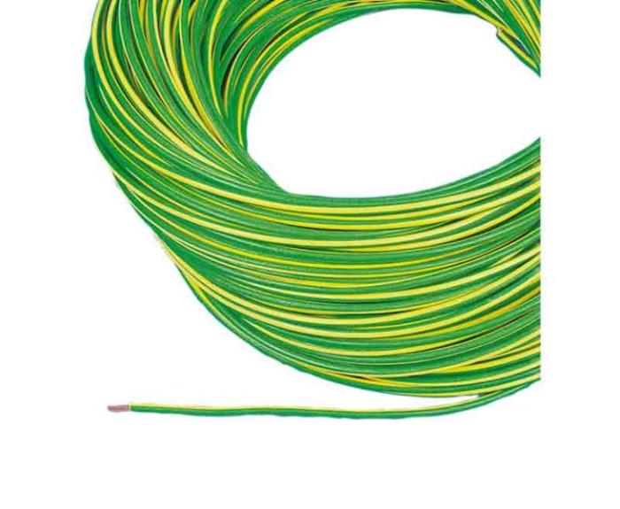 4 mm² kabel grøn-gul
