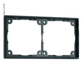 Distance frame 2-fold. Flat, 3mm construction height. Slate grey. Loose, unpacke