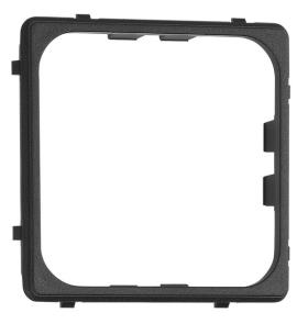 Sub frame slate grey for 12V USB- or standard socket