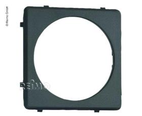Presto frame slate grey for socket. For Schuko, SEV, 12V car. Loose goods.