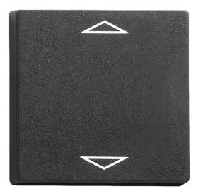 Rocker plate for switch module art. no. 821683, slate grey