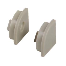 End cap for aluminium LED corner profile, 2 pieces