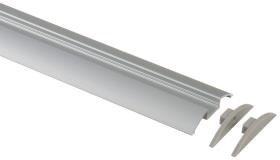Profile for LED strips length 1.5m, semicircular