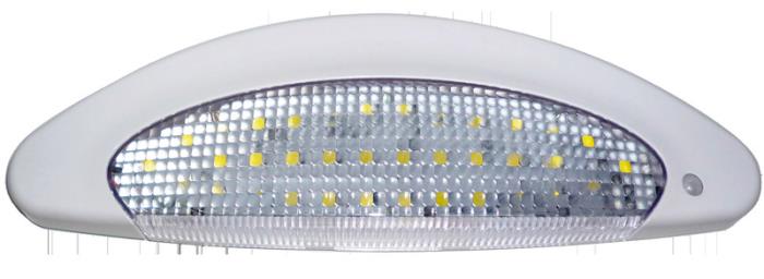 LED fortelt lys, 36 SMD LED, med bevægelsesføler, 6W, 576 lumen