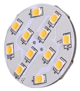 LED G4 bulb, 2W, 170 Lumen, 12x warm white SMD
