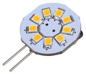 LED G4 bulb, 1.5W, 120 lumens, 9 warm white SMD
