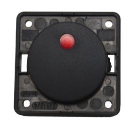 Berker rocker switch 12V, anthracite, with red LED control indicator