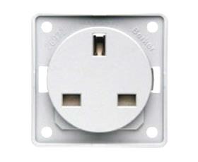 Plug.socket UK230V hgr.lo