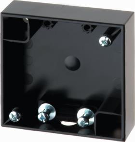 Berker surface mounted housing flat, anthracite glossy