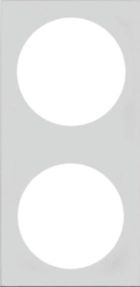 Berker INTEGRO Pure 2-fold frame chrome gloss