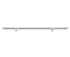 12V spor system 700mm med 2 pletter, sølv