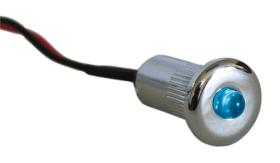 LED Spot Built-in mini, DM 15mm, 0,2W, blue