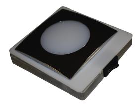 Build-up spotlight with switch and 10mm thick acrylic glass pane
