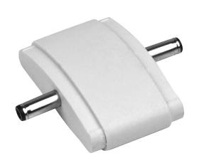 Connector for line lamp 300mm, white