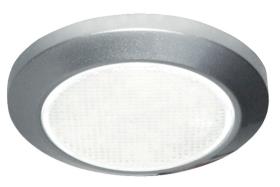 LED-lampe 12V / 6W, Slim Light, Ø130xH9mm 588 lumen berøringsføler