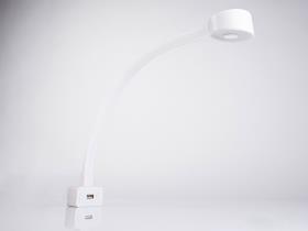 LED-svanehals lys hvid, silikone overtrukket, USB-forbindelse