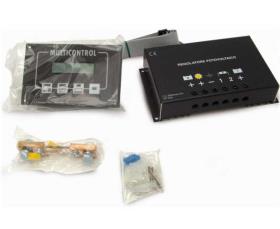 Multicontrol solar regulator and battery indicator