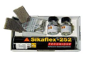 Adhesive set for 2-panels
