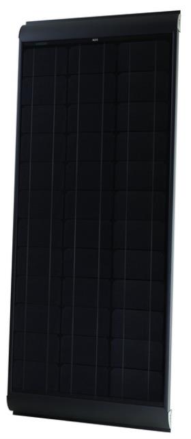 Solcellepanel Sort 115W inkl. beslag, monokrystallinske celler