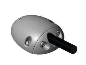 Roof feed-through plastic for cable Ø 10-12mm