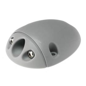 Taggennemføring for 2 kabler Ø 3-6mm, kunststof