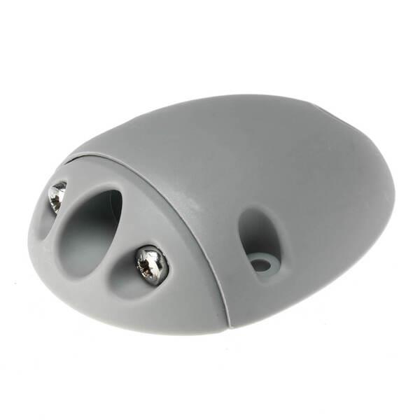 Taggennemføring for 2 kabler Ø 3-6mm, kunststof