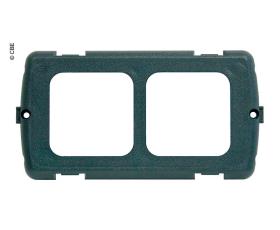 Holding frame 2-fold CBE MAT2NL/G slate grey RAL7015