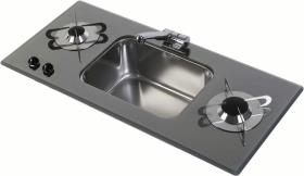 Vaskekombination Kan 800x365x47mm 2flammig