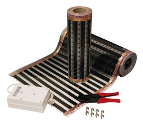 Heating foil 48V for mobile homes and caravans