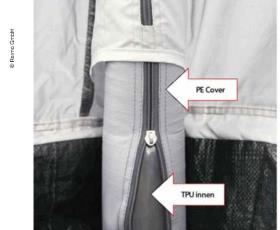 Spare air hose PE cover outside for the airtube tent Casa Air