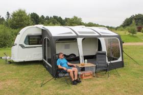 Stor, oppustelig campingvogn telt Eclipse 420