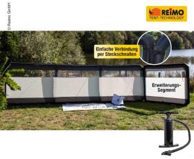 Windbreak HOOGE AIR extension 160x140cm, without pump