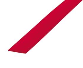 Cover profile piping rail red 12mm, 200m roll