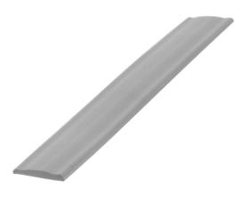 Profile-section cover silver 12mm, 200 metre roll