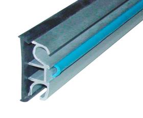Rubber sealing profile for aluminium window rail 43mm