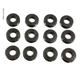 Plastic-eyelets 15mm, 12 pieces