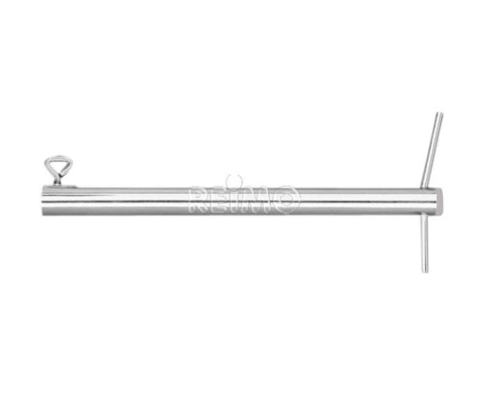 Awning støtte - pin stang, Ø25, 265mm, stål
