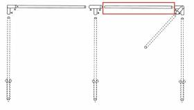 Wind protection poles, intermediate pipe, steel