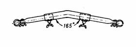 Roof att.pole,steele (arched)