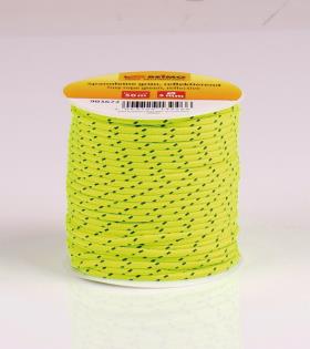 Tensioning rope green 50m Ø3mm, reflecting