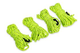 Leash green 3m long, Ø 3mm, 4 pieces