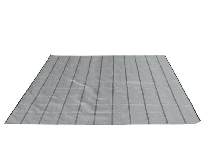 Zeltteppich grau 2,5x3,2m