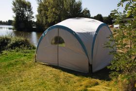 Pavillon side wall polyester 2pcs:1xwindow,1xclosed