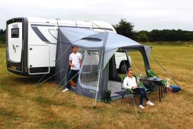 Bus awning Cayman Air air tent