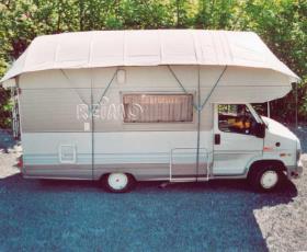 Hækstykke til tag VANprotect beskyttelsestag for campingvogne og autocampere som