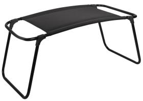 Footrest Camping Chair, Lyon de Luxe Camp 4, Black