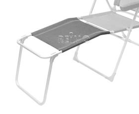 Footrest Malaga Compact Camp4, black/silver