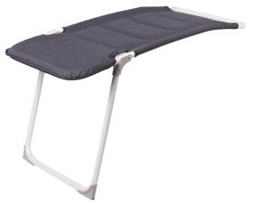 Footrest Camping Chair, PASADENA Camp4, White