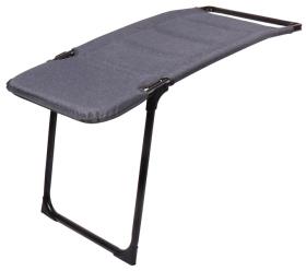 Footrest Camping Chair, PASADENA Camp4, black